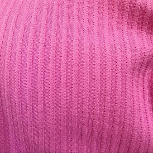 NWT Salt + Cove Not What It Seams Bikini Crop Top Peony Pink Size L - Picture 8 of 11